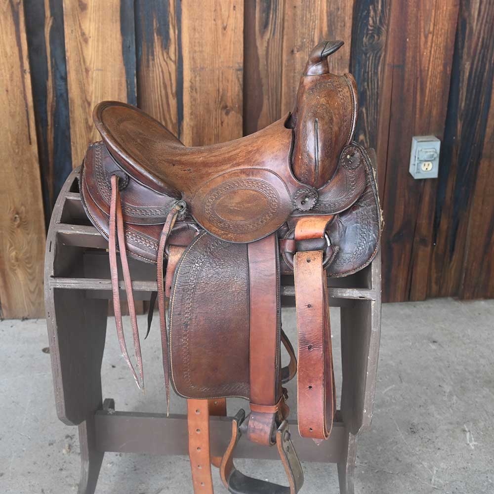 Buckeroo Western Saddle  - Western Decor  _CA833 Collectibles Teskey's   