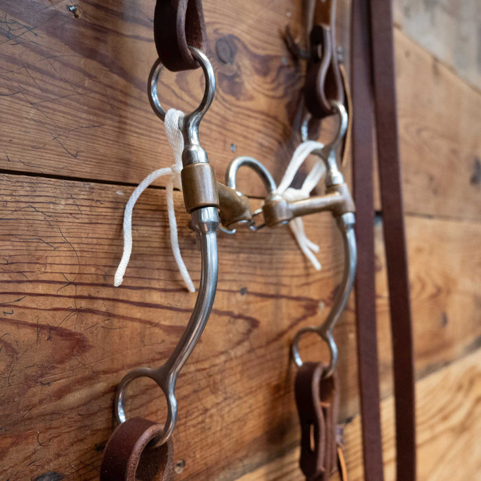 Don Hansen Brass Bar Correction Bridle Rig w/ Single Ear Headstall Tack - Rigs Don Hansen