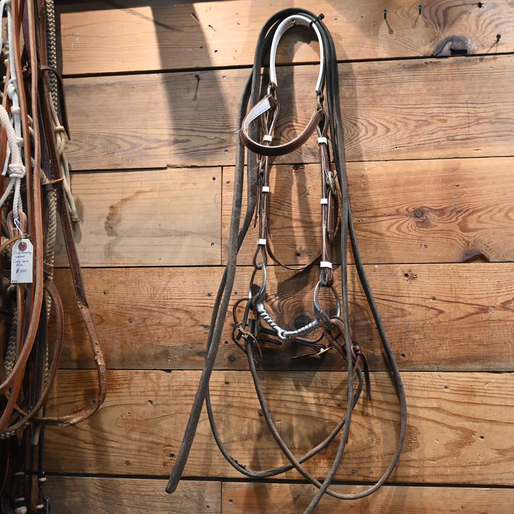 Bridle Rig - D-Ring Twisted Snaffle Bit SBR539 Sale Barn MISC   