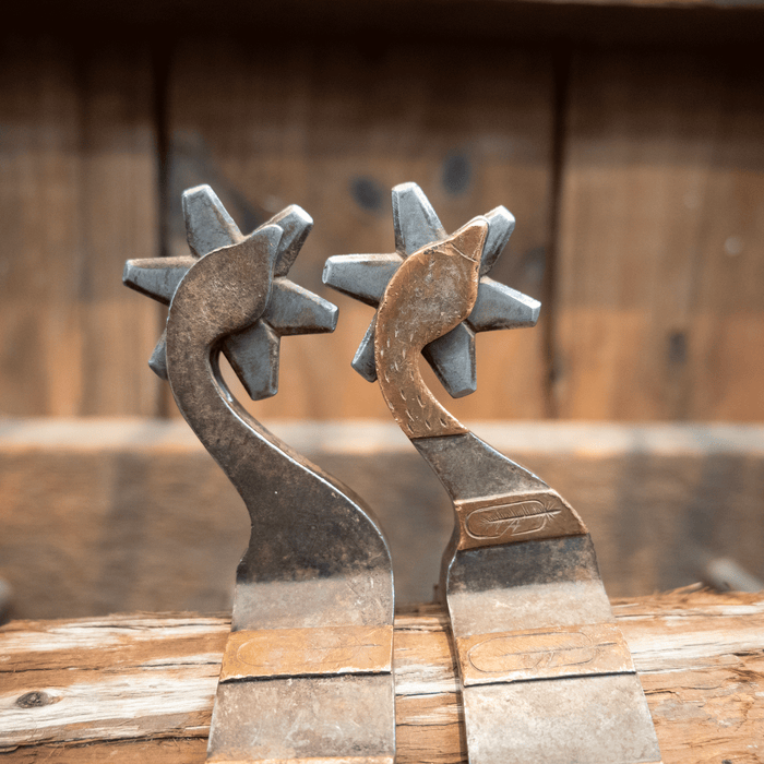 Stamped "JP" 6pt. Spurs