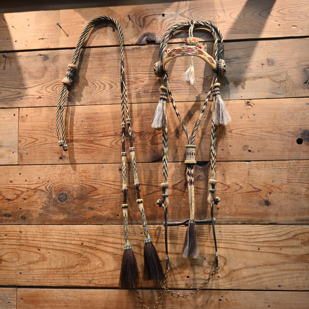 Vintage 1920's Yuma Prison made Horse Hair Bridle Rig _CA1213 Collectibles YUMA