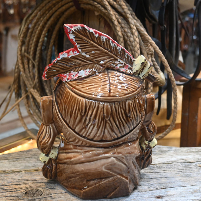 1954 McCoy Pontiac Indian Cookie Jar — Teskeys