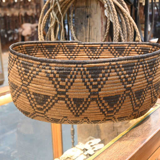 Apache Handmade Woven Basket Collectibles Teskey's