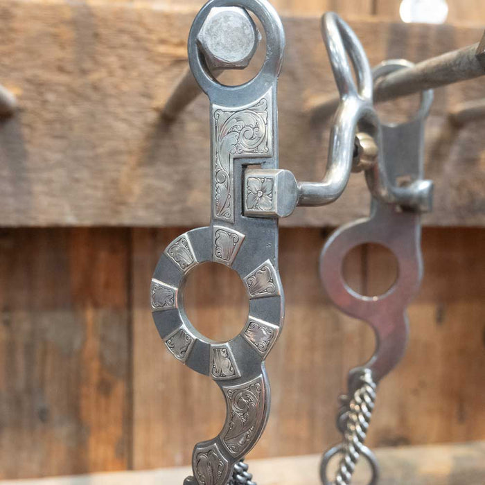 B. Anthony Silver Mounted Port w/Cricket Tack - Bits Brandon Anthony