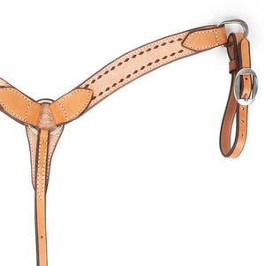 Teskey's Roughout Pony Breast Collar with Buckstitch Tack - Breast Collars Teskey's