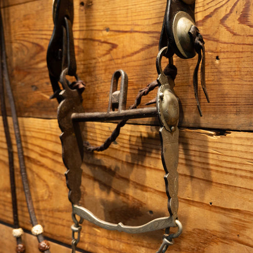Vintage Old West Bridle Rig w/Silver Mounted Bit Tack - Rigs MISC