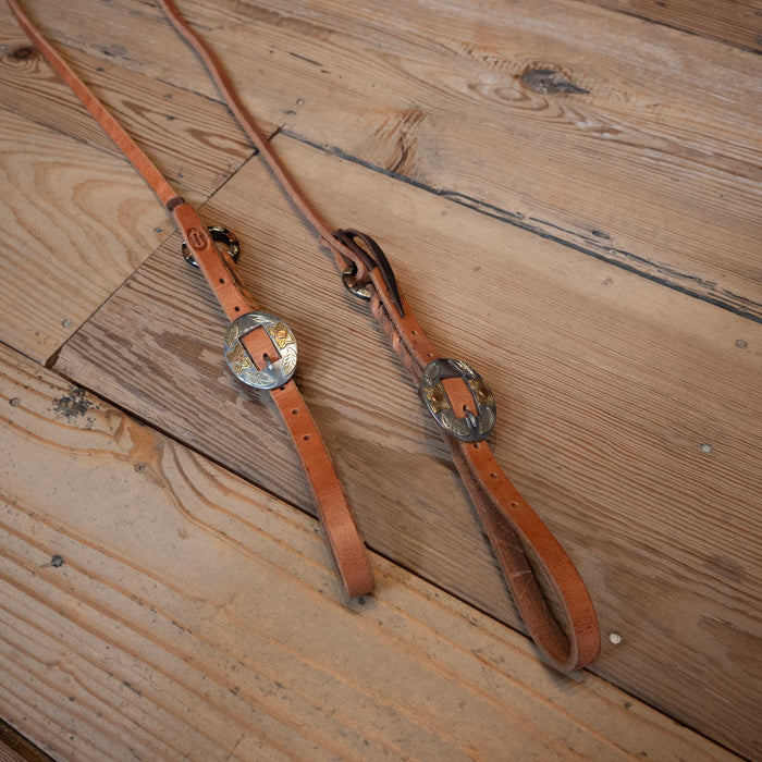 Joe Hipp 8ft. Roping Reins w/ Teskey's Hardware Tack - Reins Joe Hipp