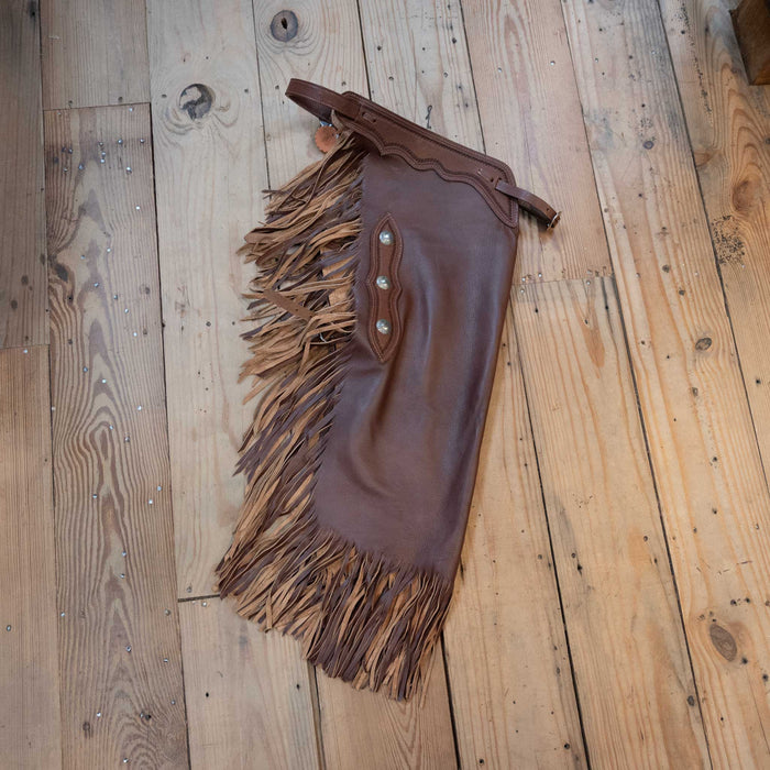 Medium Smooth Leather Chinks Tack - Chaps & Chinks TESKEY'S