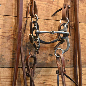 Bridle Rig - All new Leather with a Shanked Snaffle Bit SBR327 Sale Barn MISC   