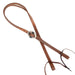 Teskey's Straight Split Ear Headstall w/Round Rust Buckles Tack - Headstalls Teskey's
