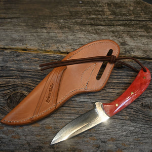 Sylvan Yoder Handmade Knife with Leather Sheath SY002 Knives - Knife Accessories SYLVAN YODER   