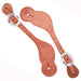 Teskey's Men's Roughout Contour Spur Straps Tack - Spur Straps Teskey's