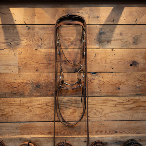 D-Ring Smooth Snaffle Bridle Rig Tack - Rigs MISC