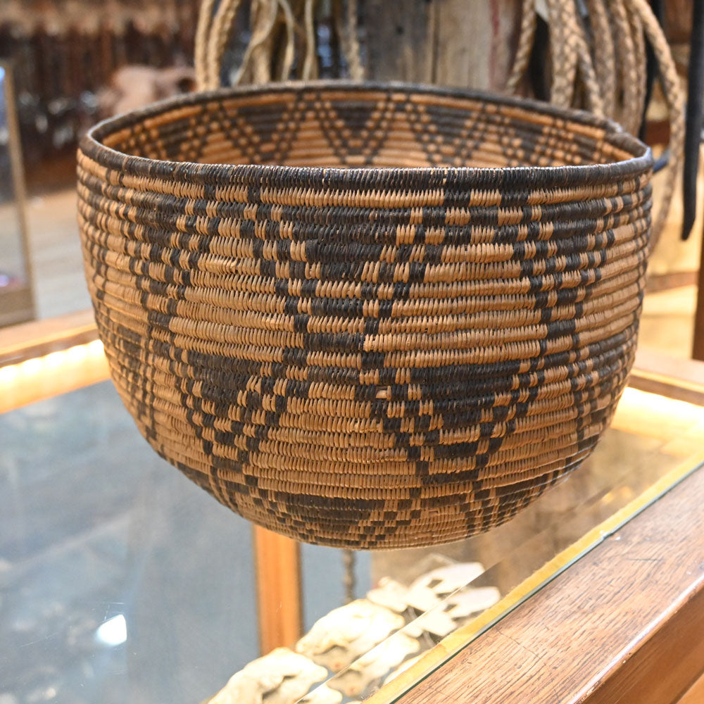 Apache Handmade Woven Basket Collectibles Teskey's