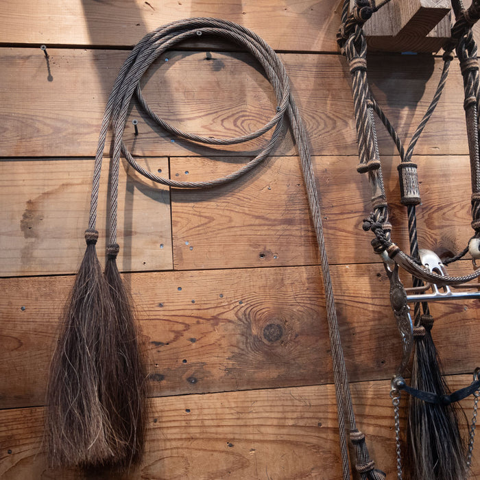 Vintage Horse Hair Bridle Rig w/a Les Vogt Spade Bit Collectibles Les Vogt