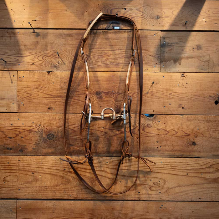 Heeler Solid Port Bridle Rig Tack - Rigs Heeler