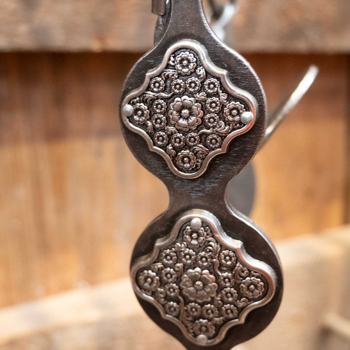 Petska Washer Port Silver Square Conchos Bit