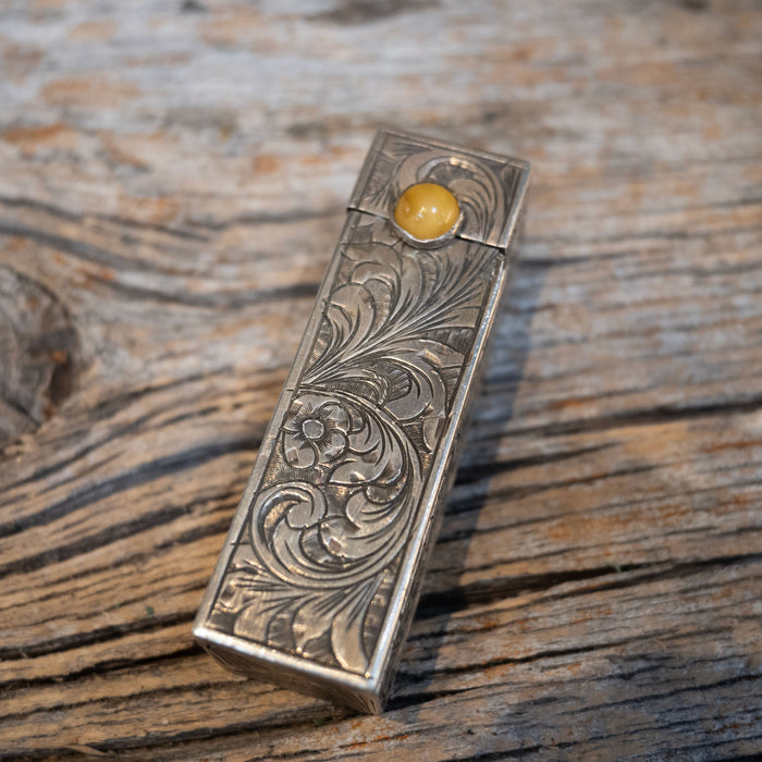 Vintage Bohlin Sterling Silver Lipstick Case 1855