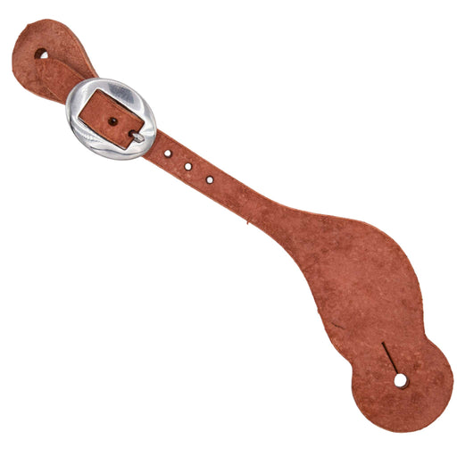 Teskey's Men's Roughout Contour Spur Straps Tack - Spur Straps Teskey's