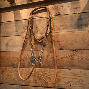 Bridle Rig - Top Hand Leather Headstall - Accented with Star Conchos and Studs- RIG411 Tack - Rigs Top Hand   