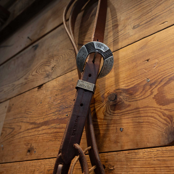 Used Cowperson Split Ear Headstall w/ Layton Buckle
