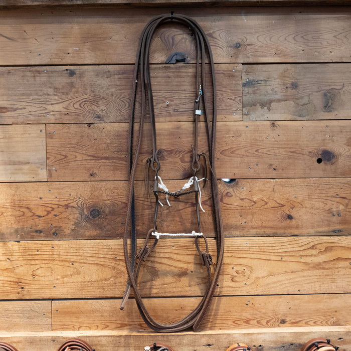 Twisted Wire Snaffle Bridle Rig