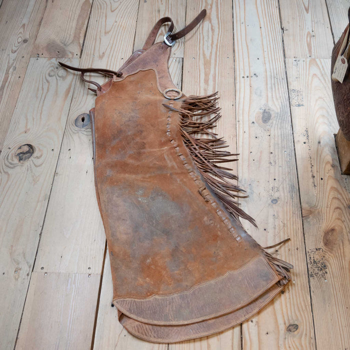 Oliver Saddle Shop Roughout Chaps Tack - Chaps & Chinks Oliver Saddle Shop