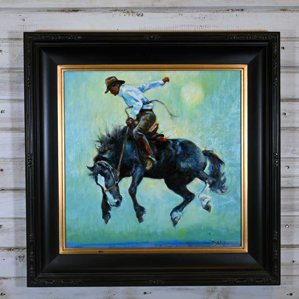 Turquoise Bronc By Beth Loftin