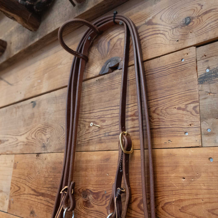 Don Hansen Brass Bar Correction Bridle Rig w/ Single Ear Headstall Tack - Rigs Don Hansen