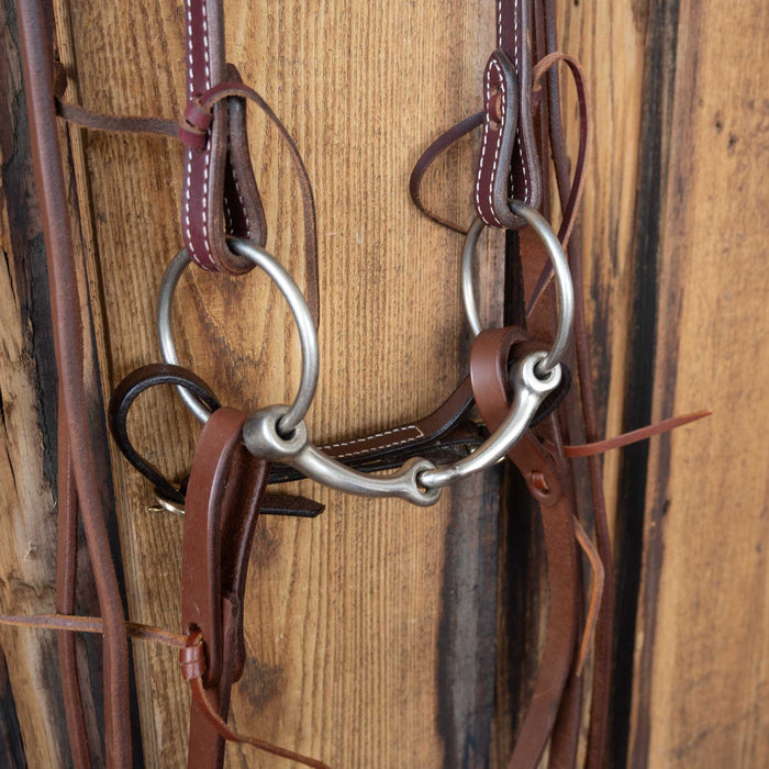 O-Ring Smooth Snaffle Bridle Rig Sale Barn MISC
