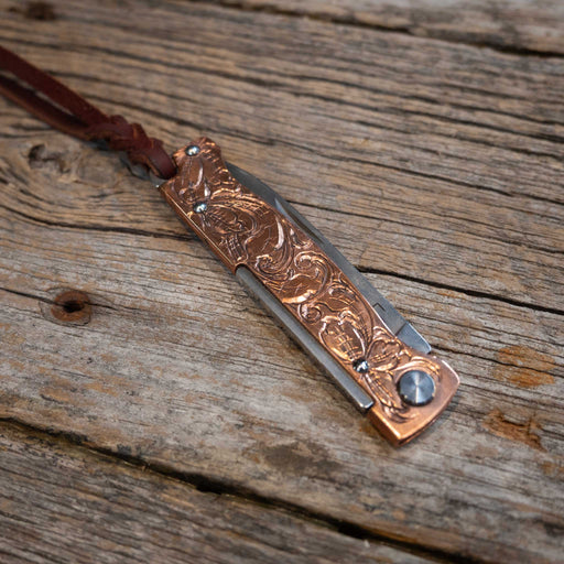 Kamphaus Copper Engraved Pocket Knife Knives Kamphaus
