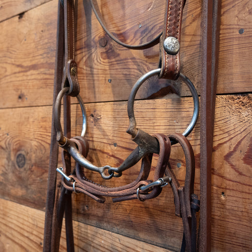 D-Ring Smooth Snaffle Bridle Rig Tack - Rigs MISC