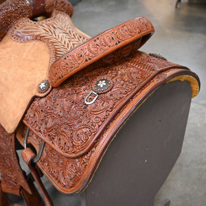 14" USED JP NOGUERIA SELARIA ROPING SADDLE Saddles JP Nogueria Selaria