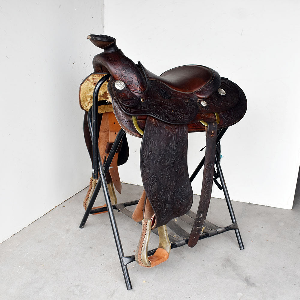 Used 14.5" Non-Rider Decor Only Saddle Sale Barn Teskey's