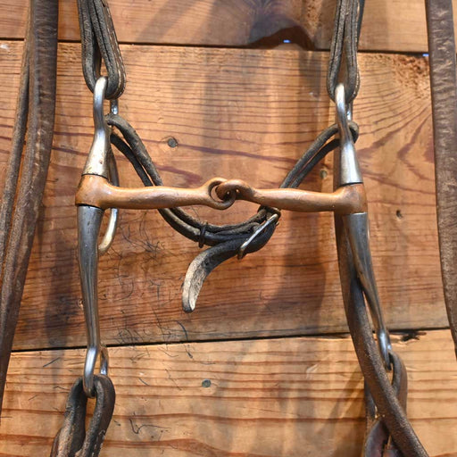Tom Thumb with Copper Bars Bit Bridle Rig Sale Barn MISC