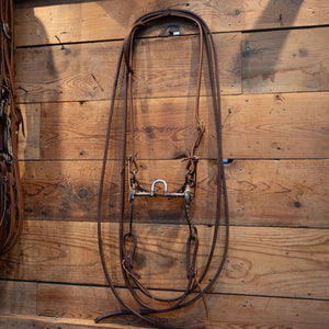 Silver engraved Correction Bridle Rig