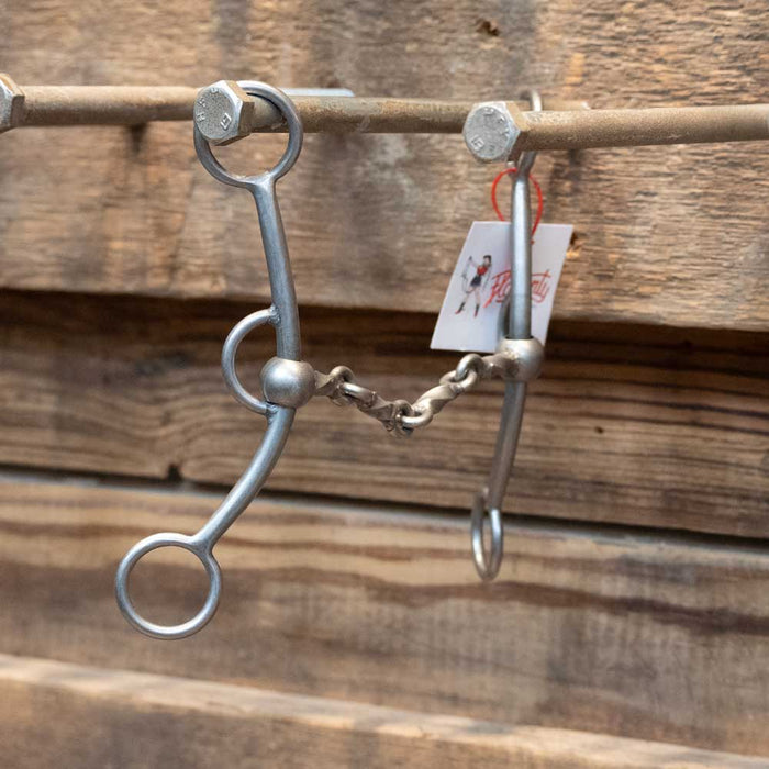 Flaharty Marne 4 Piece Square Twist Snaffle Bit Tack - Bits Flaharty