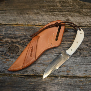 Sylvan Yoder Handmade Knife with Leather Sheath SY003 Knives - Knife Accessories SYLVAN YODER   