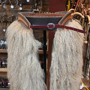 Wooley - Angora Western Shotgun Chaps  CHAP1030