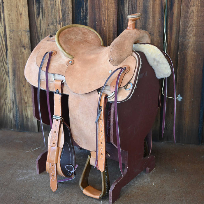 15" BRAZOS RIVER TEAM ROPING SADDLE