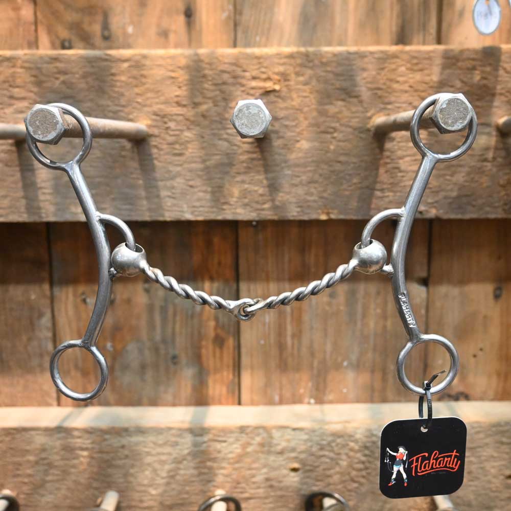 Flaharty Lil' Betty 2 Piece Twisted Snaffle FH752 Tack - Bits Flaharty Bits