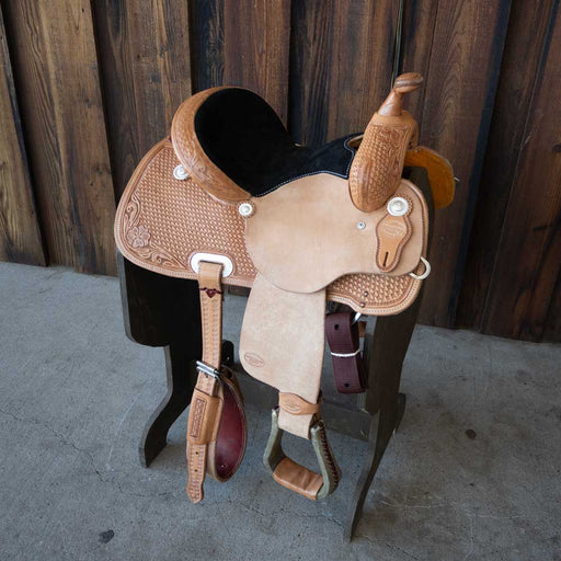13" TESKEY'S COMPETITION SERIES BARREL SADDLE Saddles - New Teskey's Saddlery