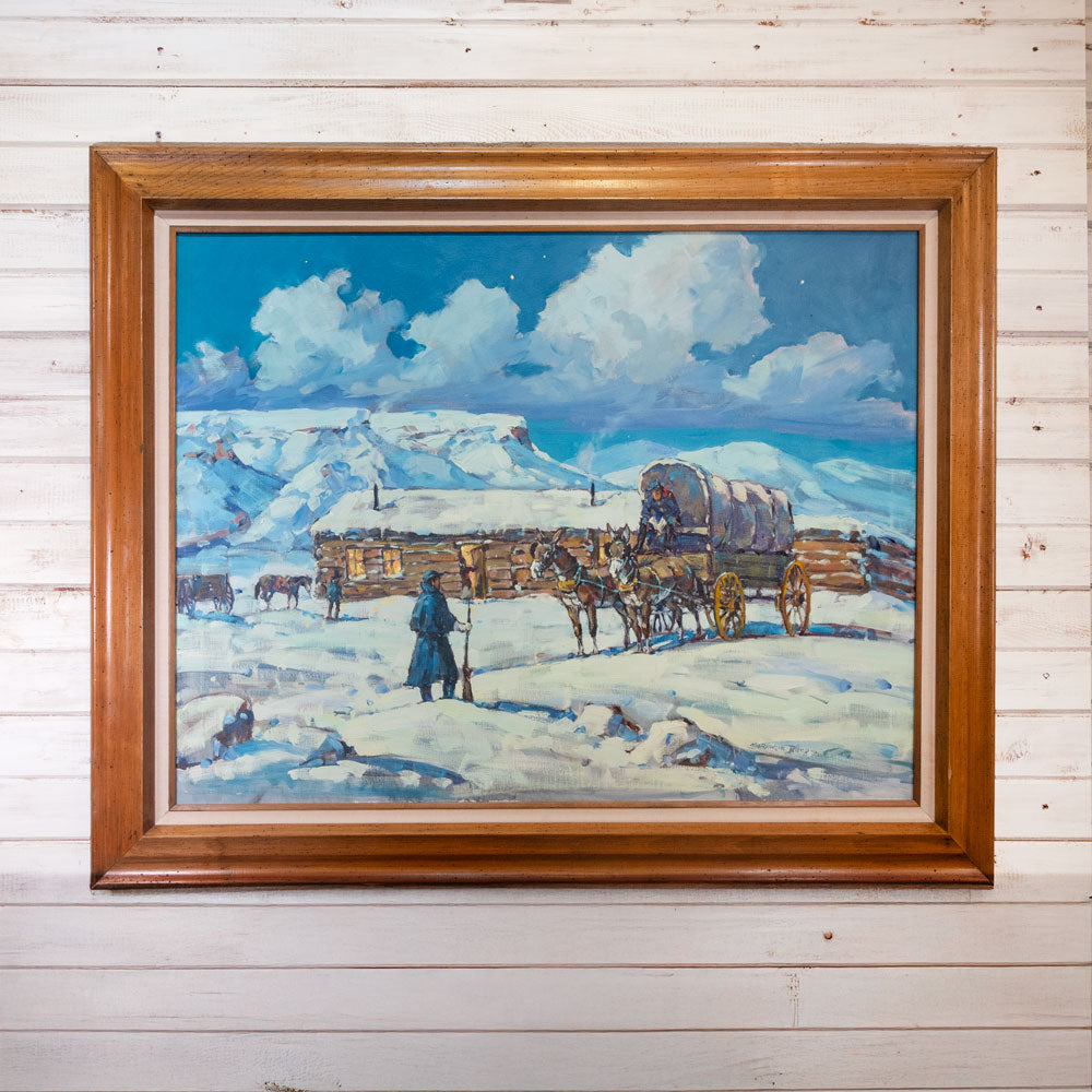 Winters Eve By Marjorie Reed 1915-1996