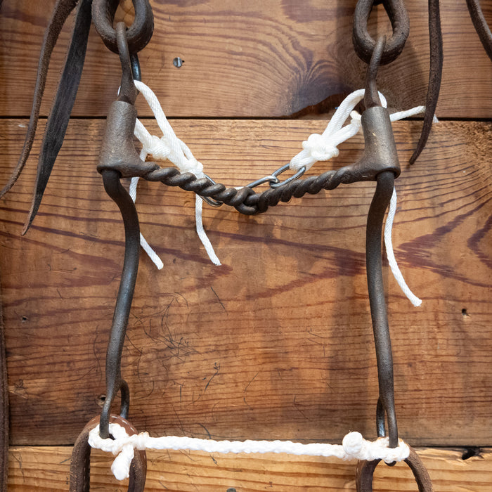 Twisted Wire Snaffle Bridle Rig