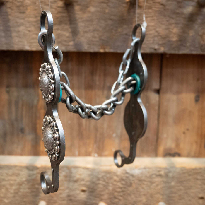 Petska Chain Silver Conchos Bit