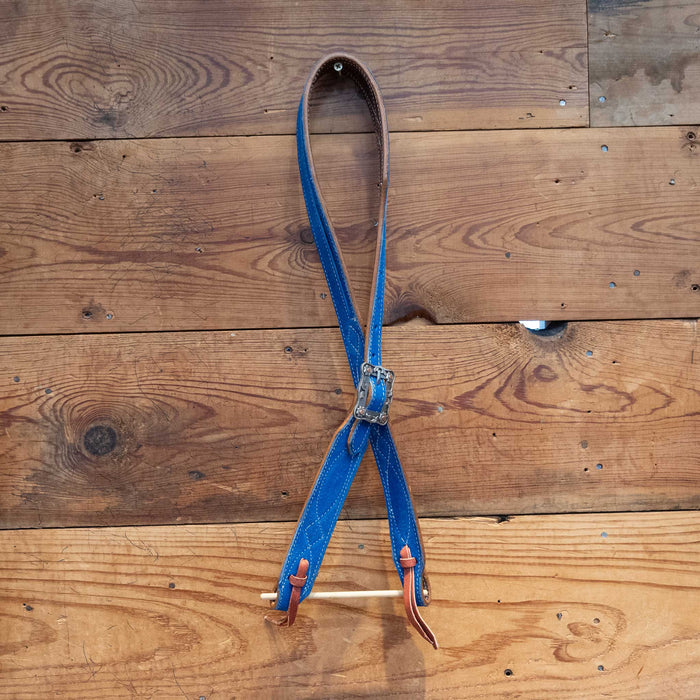 Ocean Blue 3/4" Split Ear Headstall