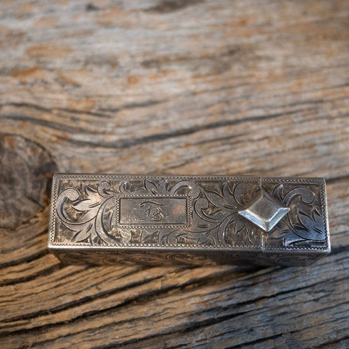 Vintage Bohlin Sterling Silver Lipstick Case 1856