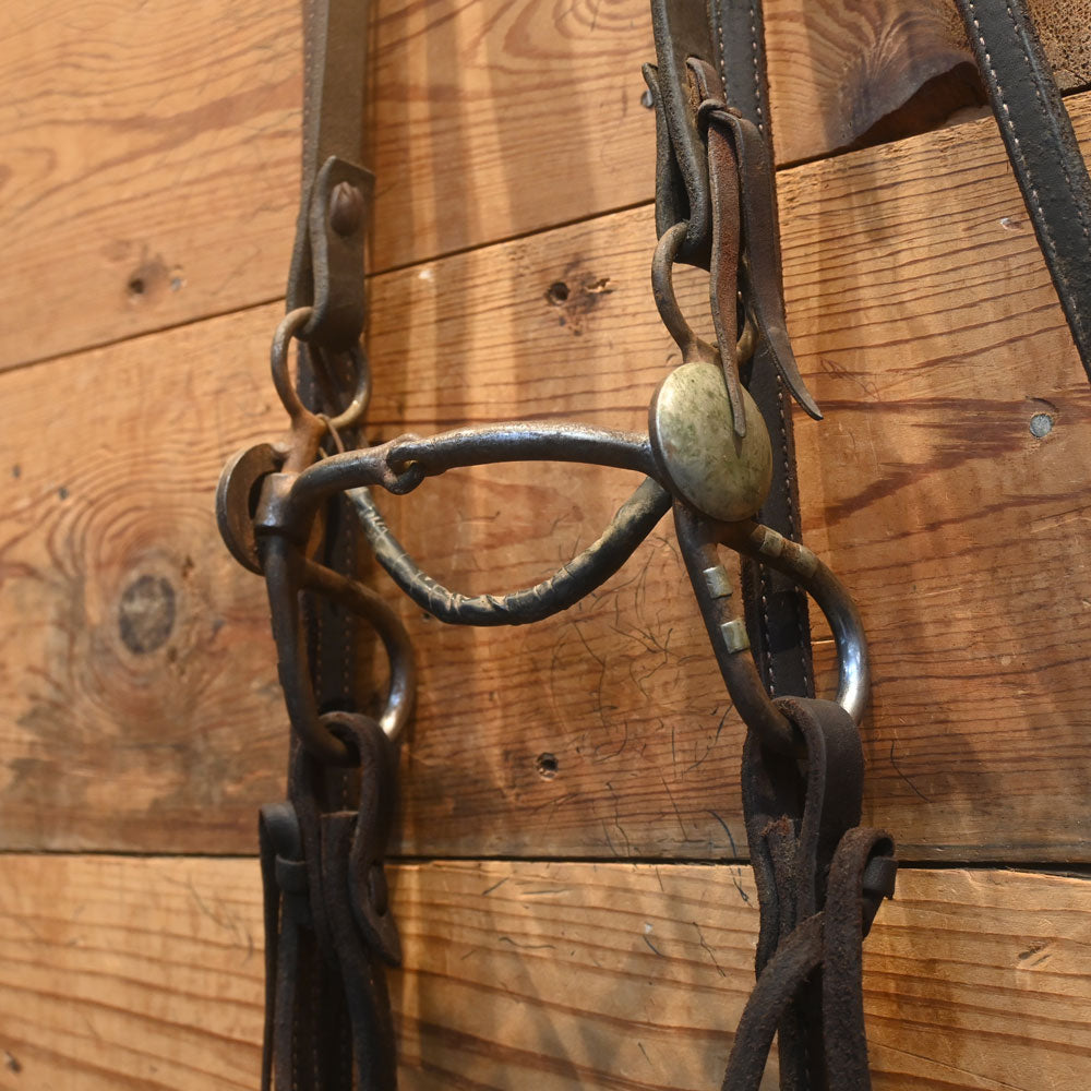 Bridle Rig - Mike Gillespie Silver Mounted Snaffle Bit - RIG544 Tack - Rigs Mike Gillespie   