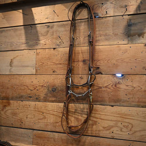 Barrel Rig - Simplicity - 2 Piece Twisted Sliding Gag Bit RIG732 Tack - Rigs Simplicity   