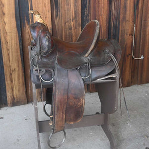 Buckeroo Special!! Western Saddle with Steel Oxbows    _CA835 Collectibles Teskey's   